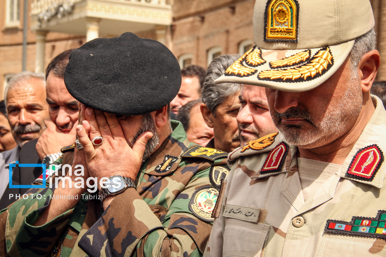 تشییع پیکر شهید مدافع وطن در ارومیه