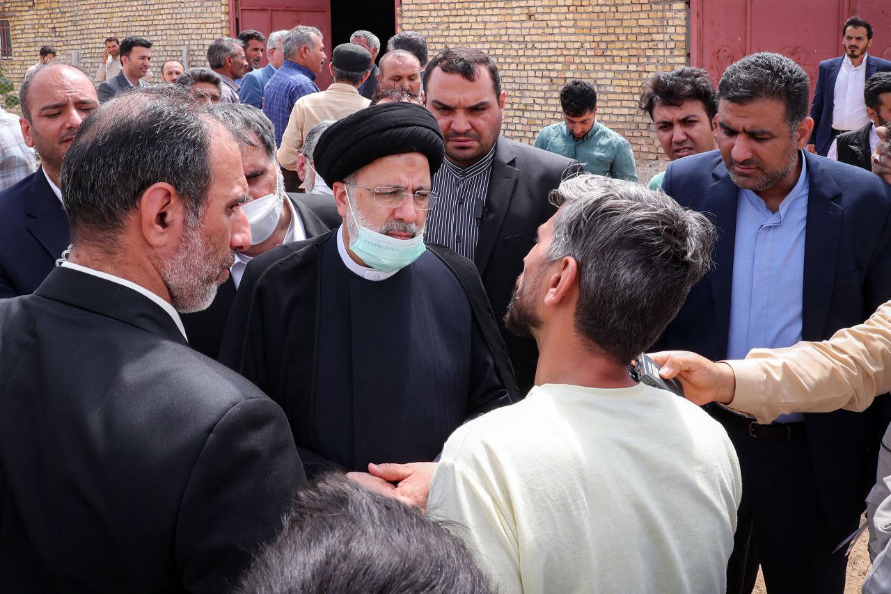 حضور رئیسی در شهرک دامپروری قارلق