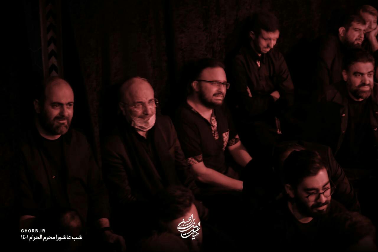 قالیباف در مراسم عزاداری هیئت عبدالله بن حسن 