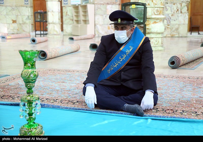 غبار رویی مسجد مقدس جمکران 