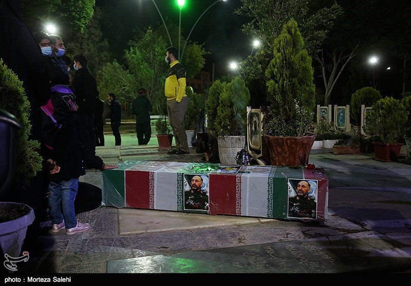  ورود پیکر مطهر سردار حجازی به اصفهان