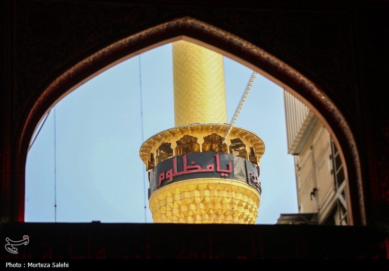 حرم مطهر امام حسین (ع) در شب اربعین