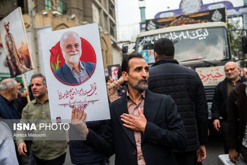 مراسم تشییع پیکر شهید مصطفی عبداللهی