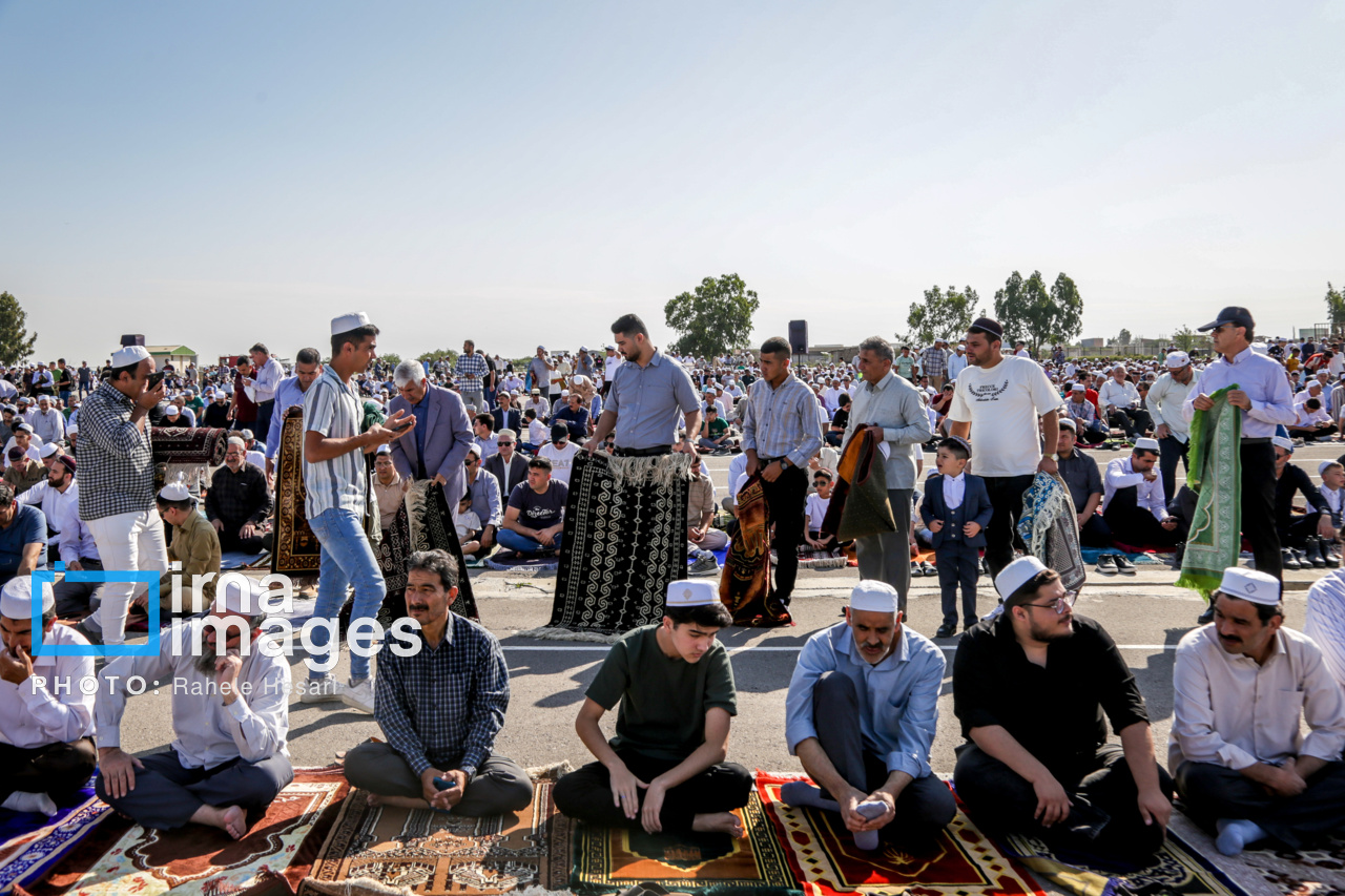 نماز عید «قربان» در بندر ترکمن