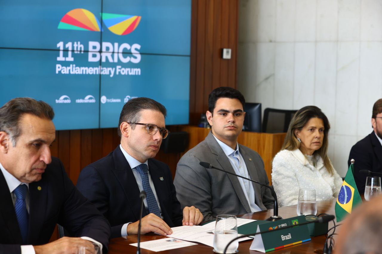 دیدار محمدباقر قالیباف با رئیس مجلس نمایندگان برزیل