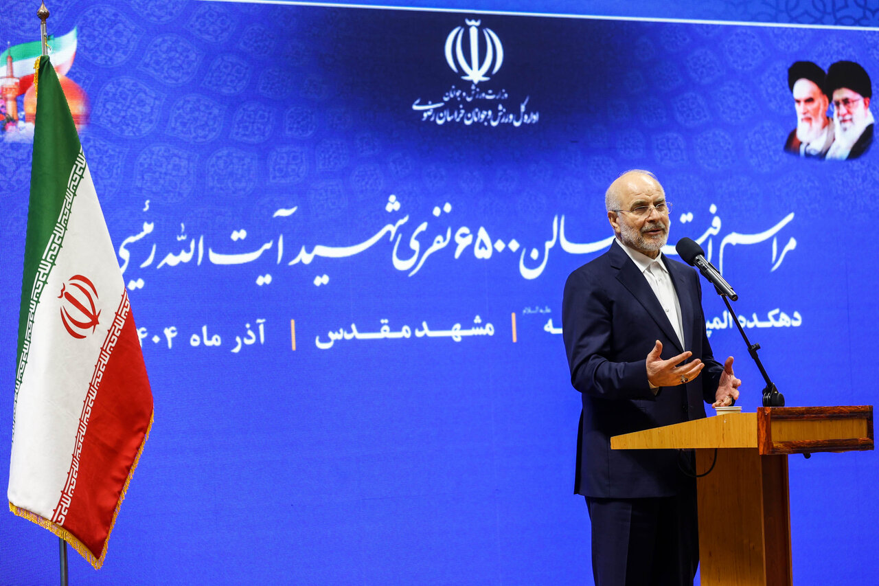  افتتاح خانه کشتی شهدای طرقبه با حضور قالیباف