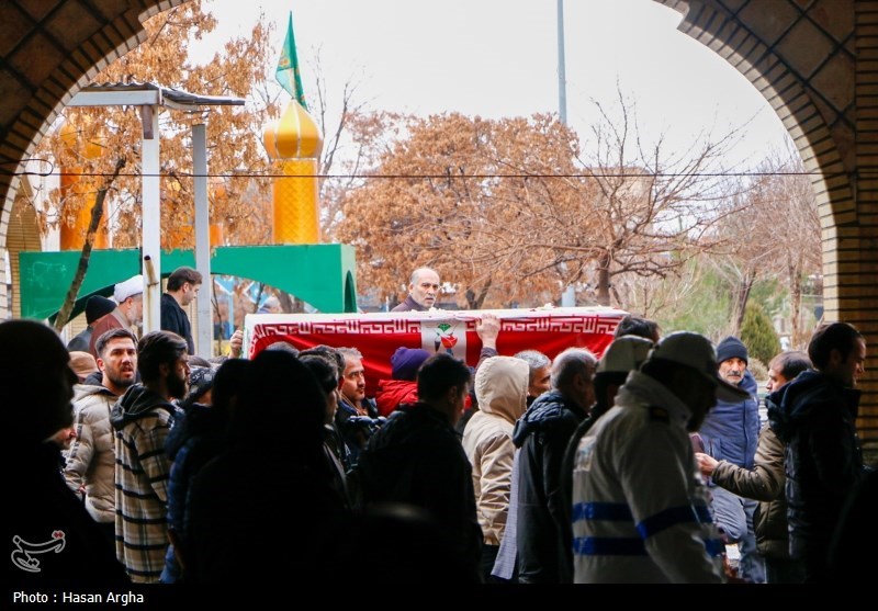 مراسم تشیع پیکر جانباز شهید سردار حاج محمدرضا رضایی