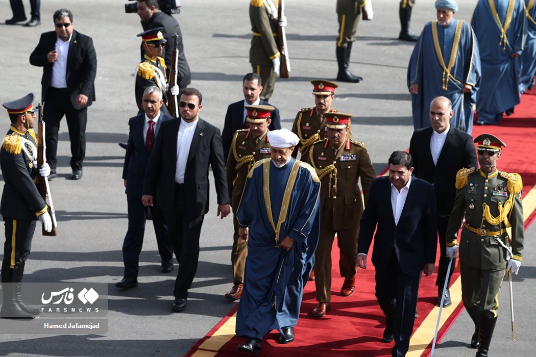 ورود سلطان عمان به تهران
