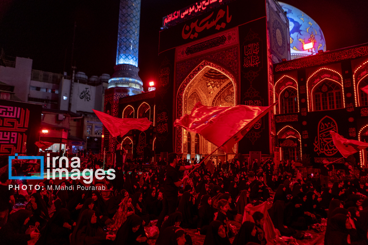 عزاداری شب پنجم محرم در هیات ریحانه النبی