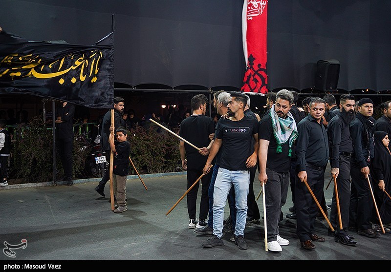 مراسم عزاداری شاه حسین گویان در تبریز