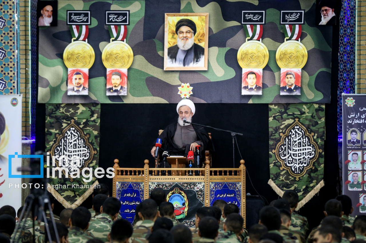 مراسم گرامیداشت شهدای قدس پدافند نیروهای هوایی ارتش