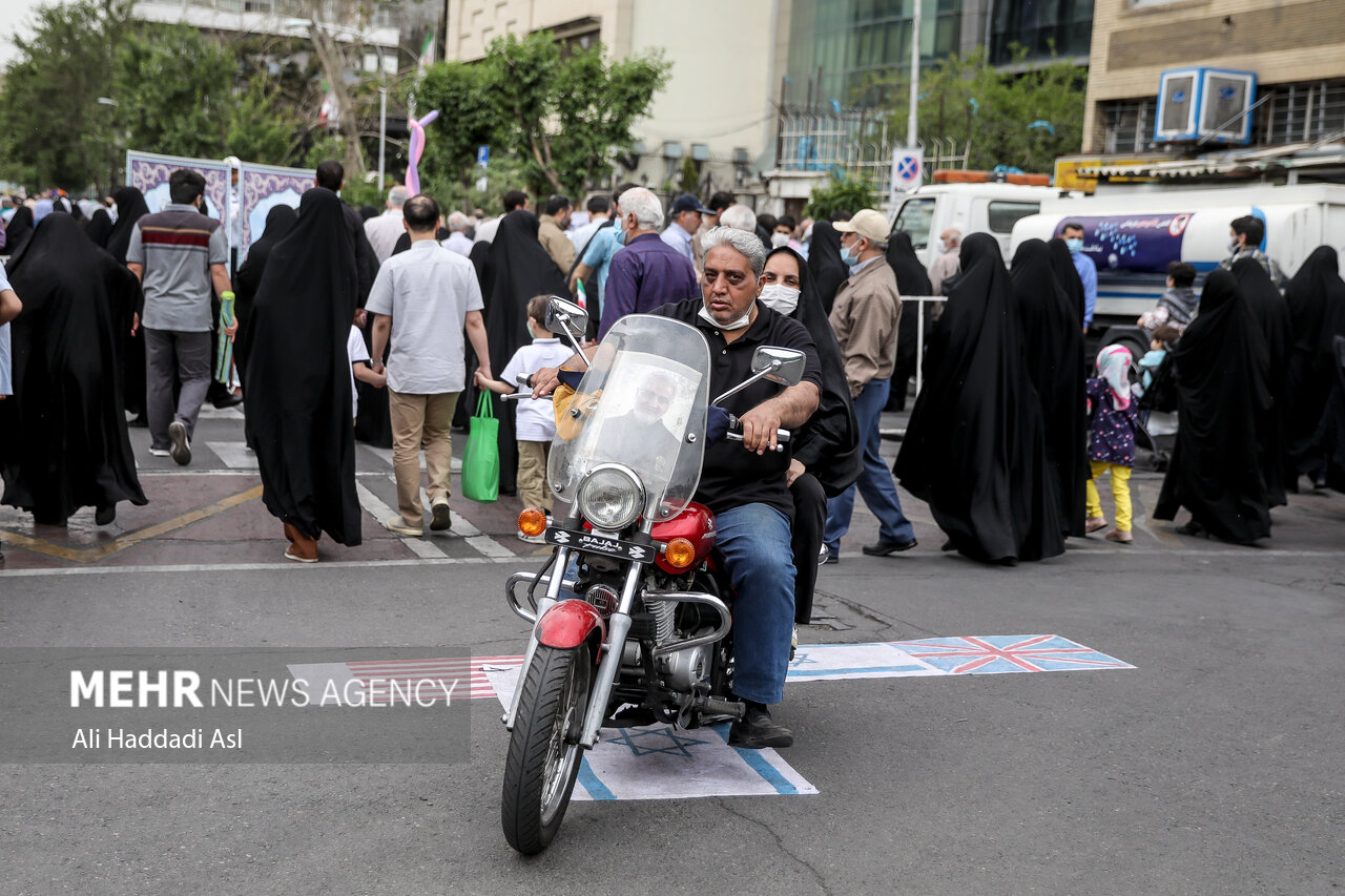 راهپیمایی روز جهانی قدس در تهران