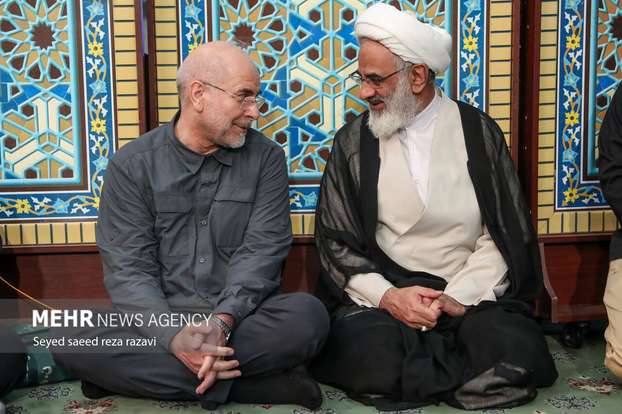 مراسم گرامیداشت اربعین شهدای هوافضای سپاه با حضور قالیباف 