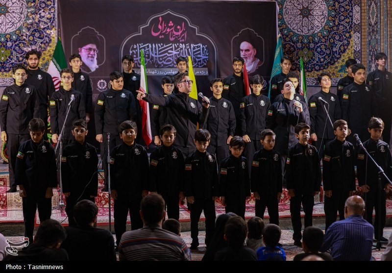 گرامیداشت چهلمین روز شهدای اقتدار در مسجد جمکران