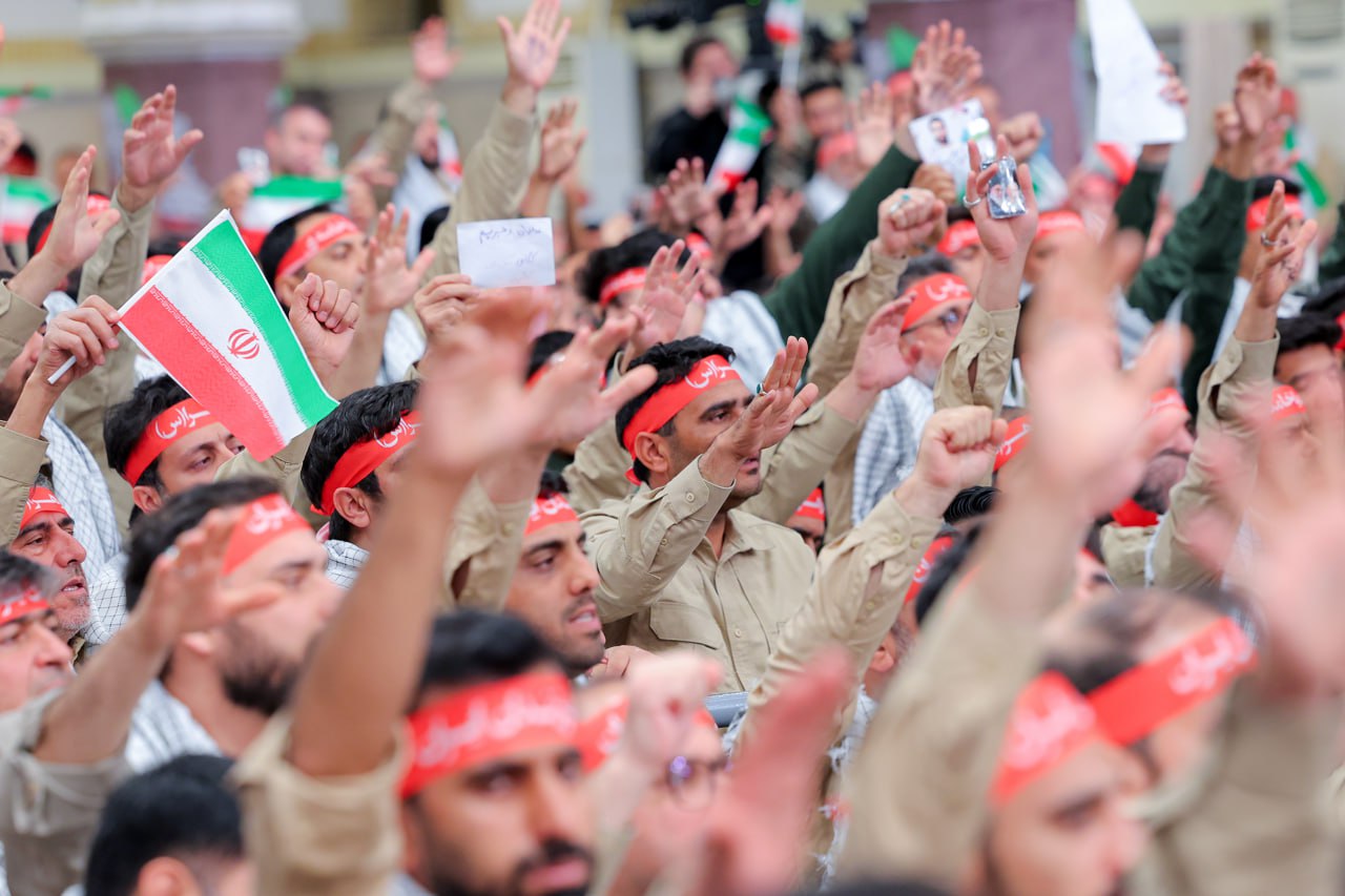 مراسم روز بسیج در حسینیه امام خمینی(ره)