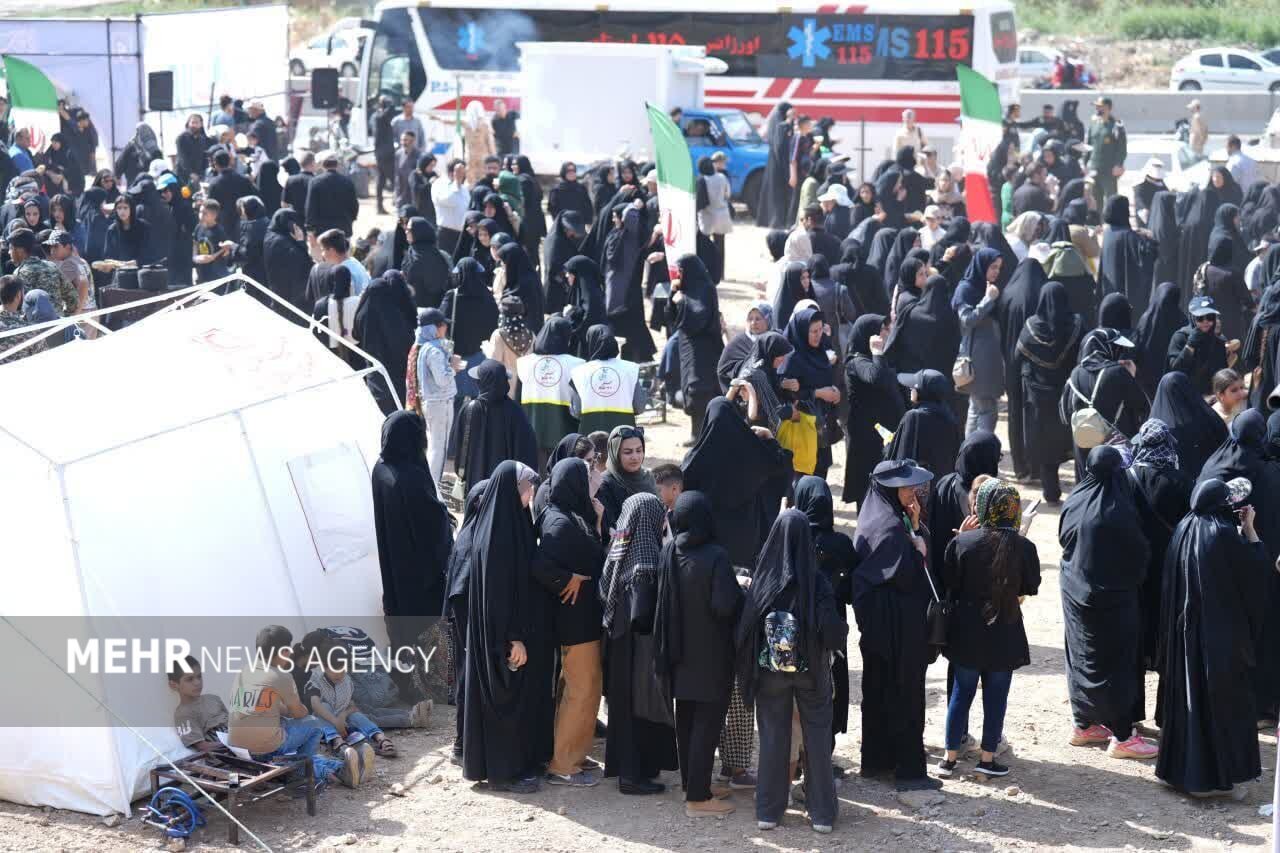 مراسم جاماندگان اربعین در استان‌ها