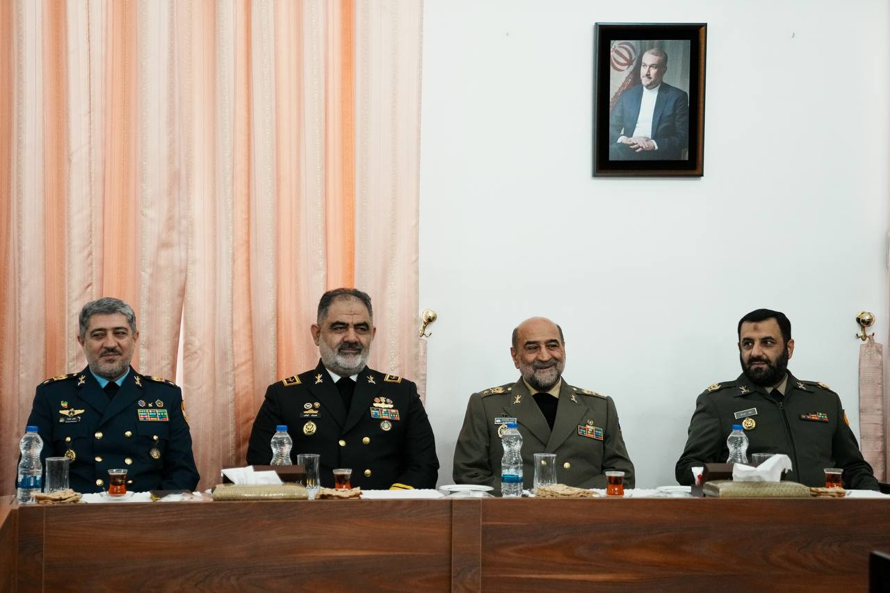 میزبانی عراقچی از فرماندهان ارشد ارتش