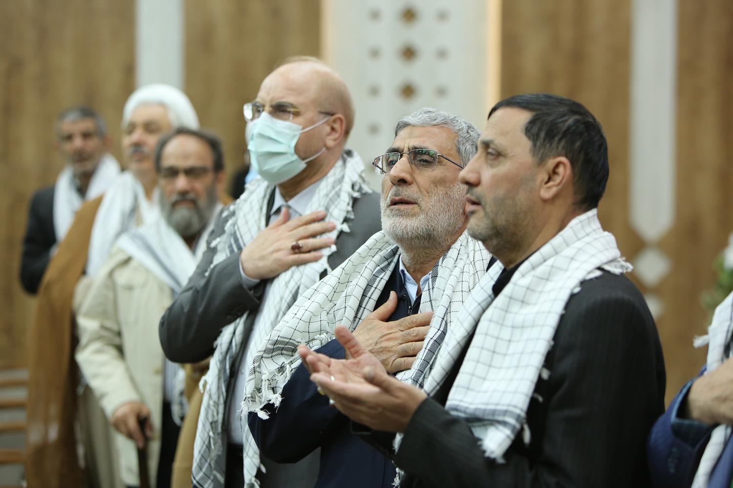 حضور سردار قاآنی و قالیباف در جمع «یاران خراسانی»