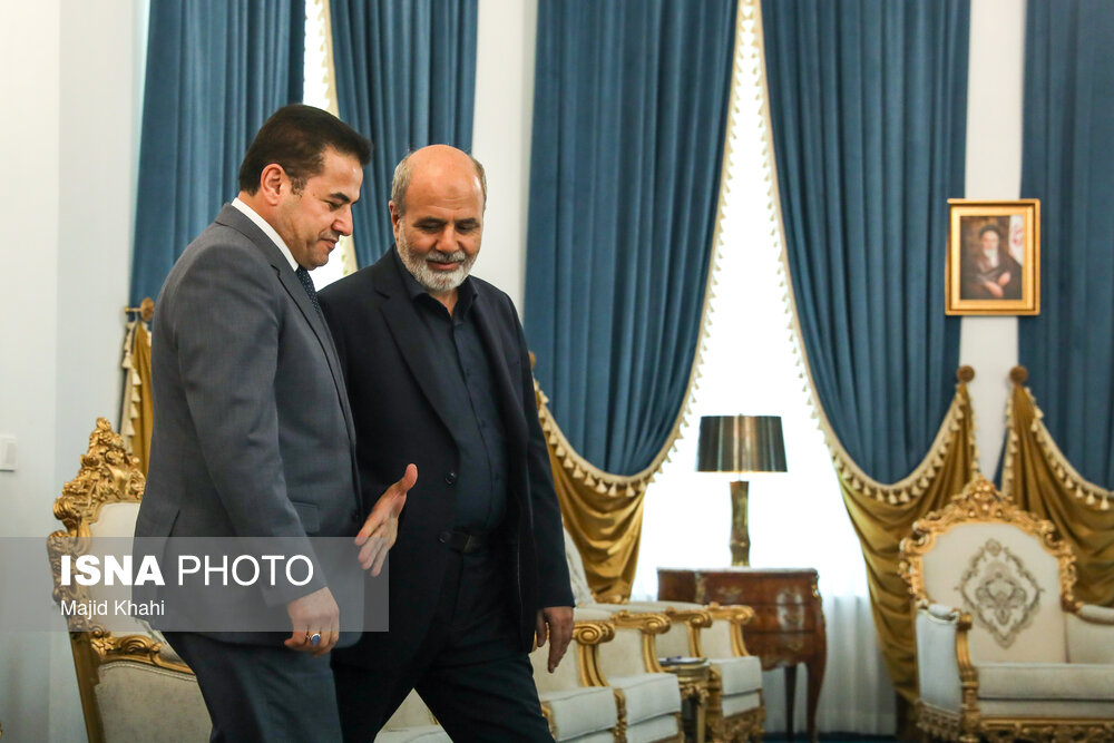 دیدار مشاور امنیت ملی عراق با دبیر شورای عالی امنیت ملی