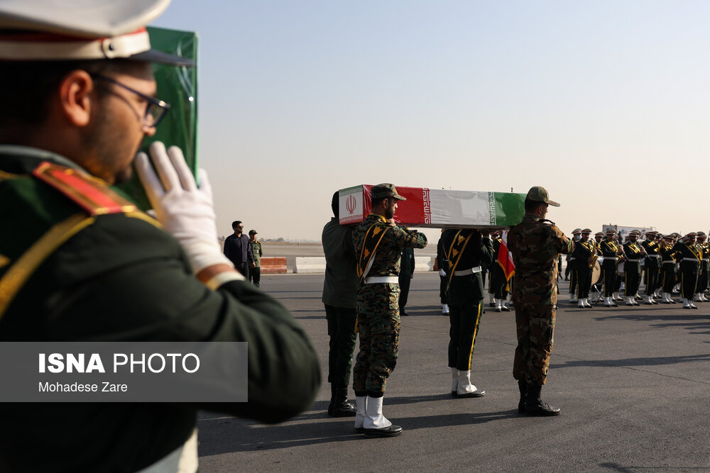 آیین استقبال از پیکرهای مطهر شهدای گمنام - مشهد