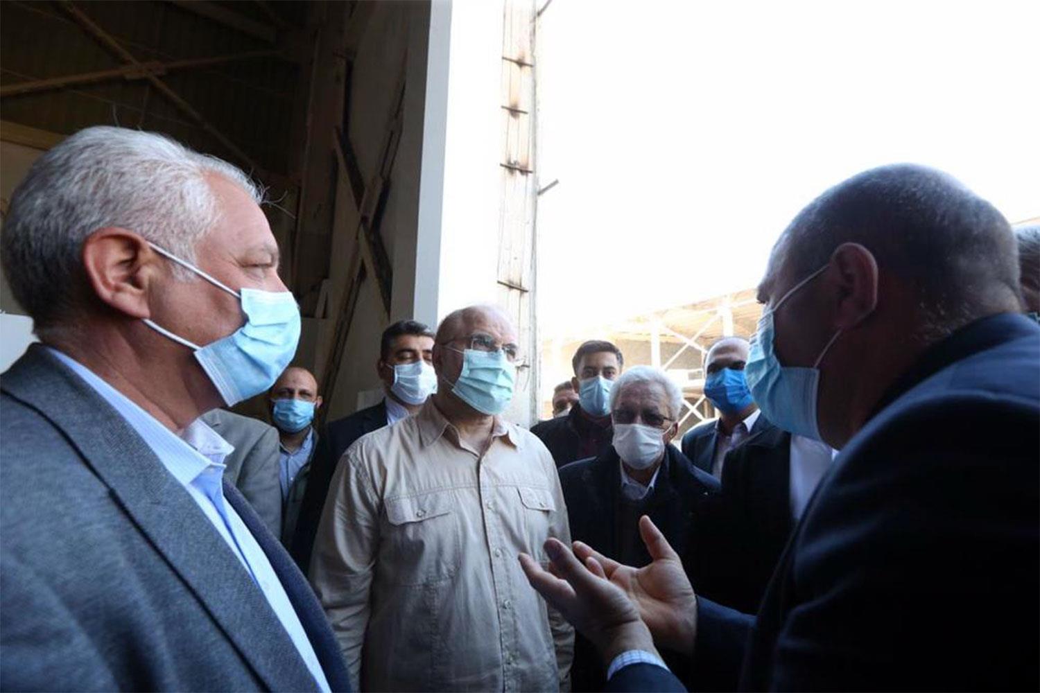 قالیباف در گلزار شهدای شهرستان پیشوا