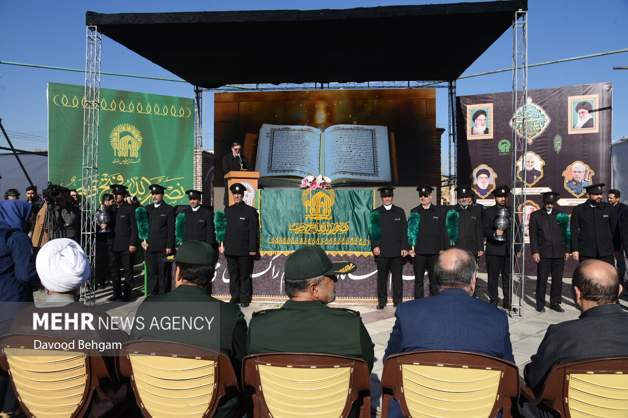  مراسم تشییع و خاکسپاری شهید گمنام