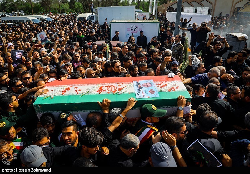 تشییع پیکر سردار شهید امیر علی حاجی زاده