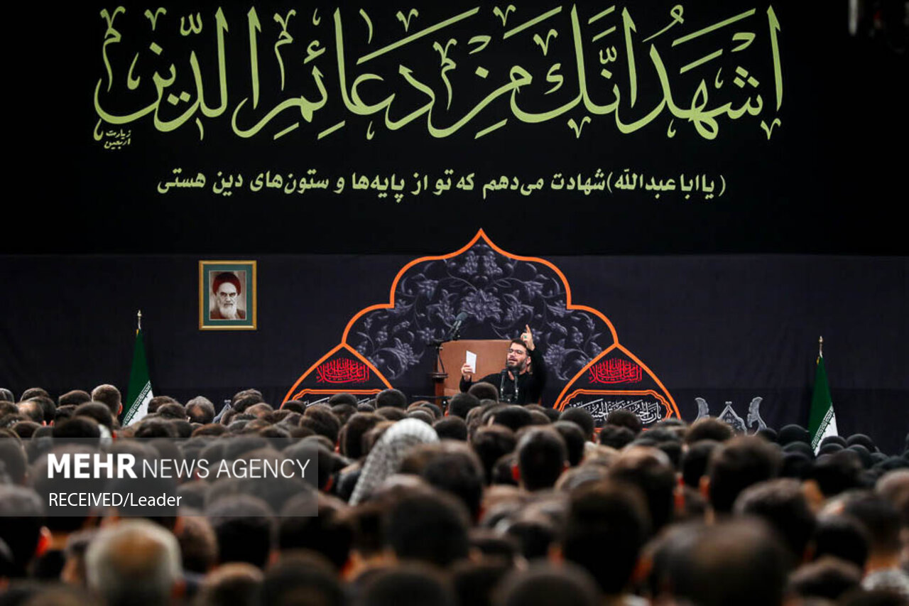 مراسم عزاداری هیئت‌های دانشجویی در حسینیه امام خمینی (ره)