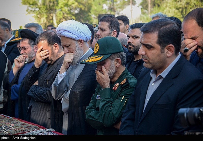 مراسم استقبال از پیکر سردار شهید غیب پرور 