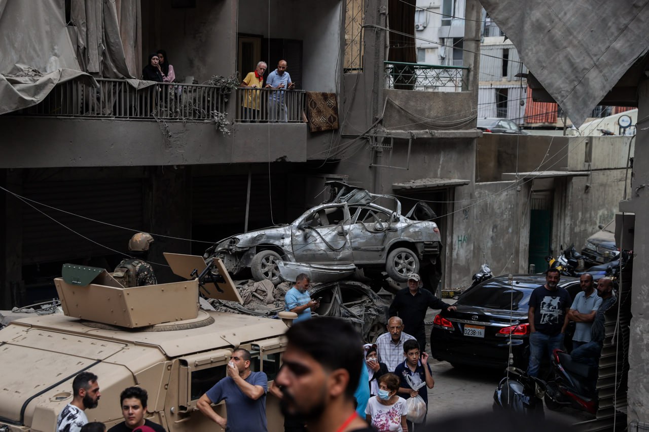 حضور قالیباف در میان ساکنان منطقه بیروت غربی