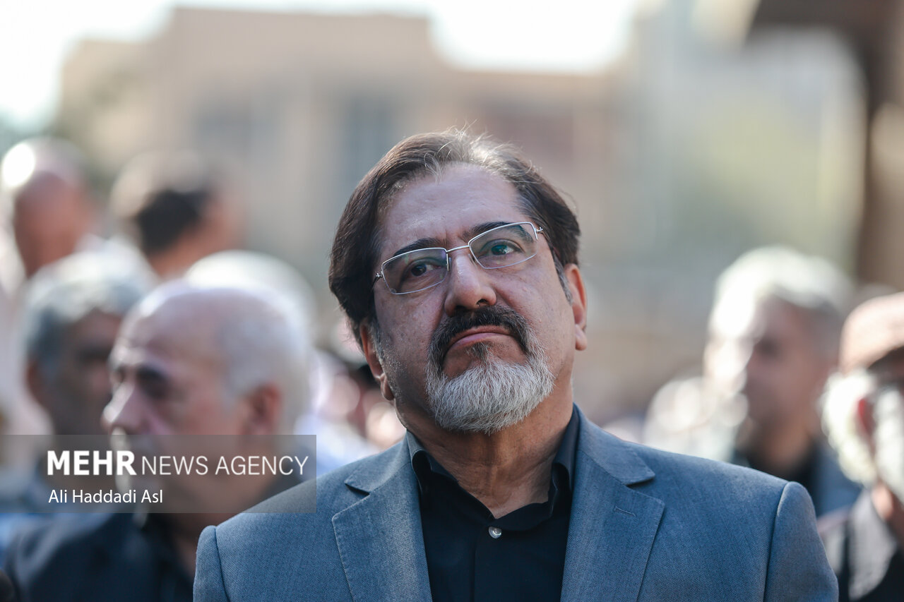 مراسم تشییع پیکر محمد کاسبی