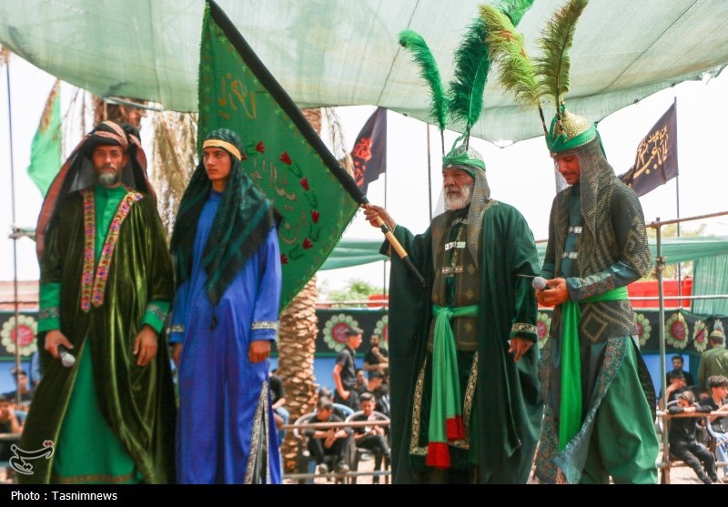 بازسازی واقعه عاشورا در ده‌زیار کرمان