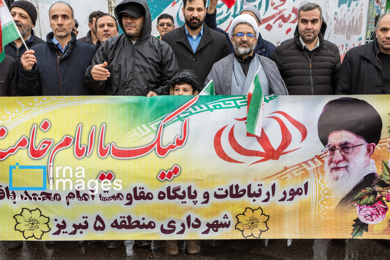 راهپیمایی ۲۲ بهمن در تبریز