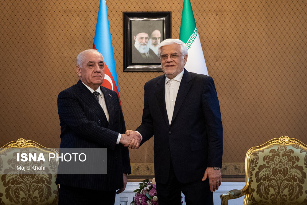 دیدار نخست وزیر جمهوری آذربایجان با معاون اول رئیس جمهور