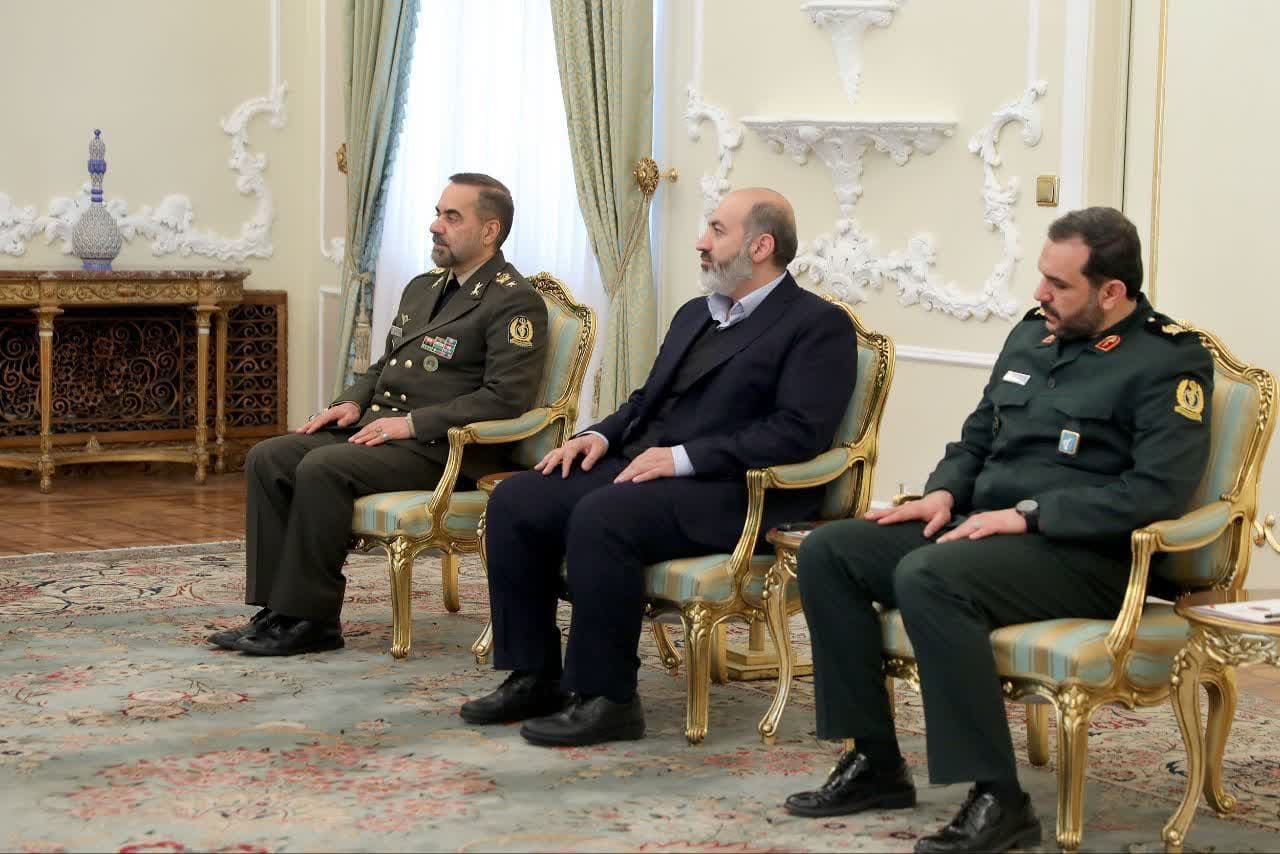 دیدار وزیر دفاع عراق با رئیس جمهور