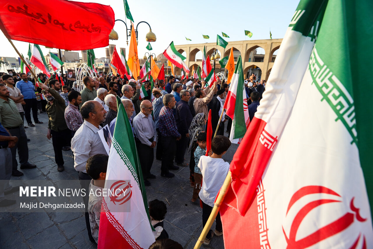 تجمع مردمی حمایت از عملیات «بشارت فتح» در سراسر کشور
