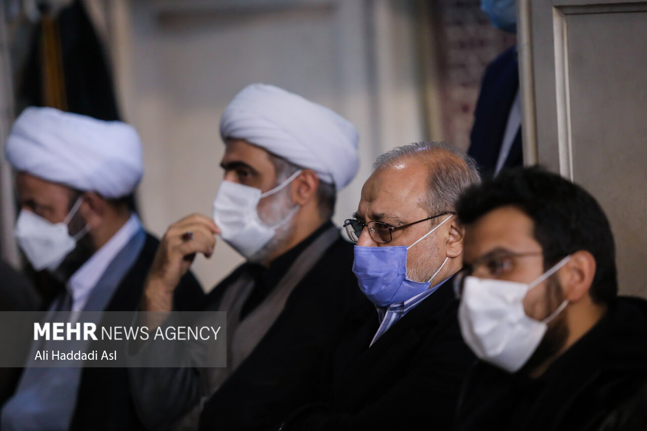 مجلس ترحیم آیت الله محسن مجتهد شبستری