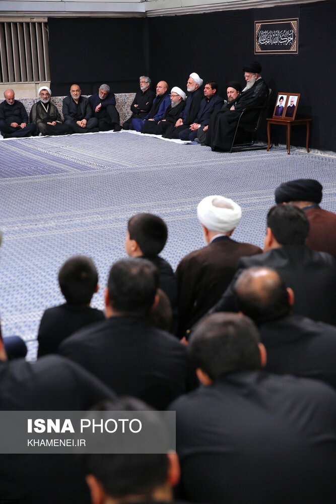  آخرین شب مراسم عزاداری حضرت اباعبدالله الحسین (ع) با حضور رهبری