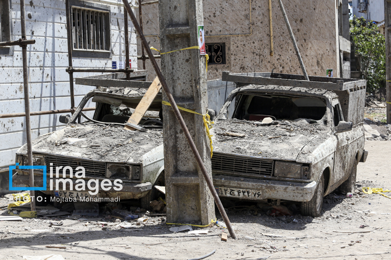 محل حمله رژیم صهیونیستی در آستانه اشرفیه