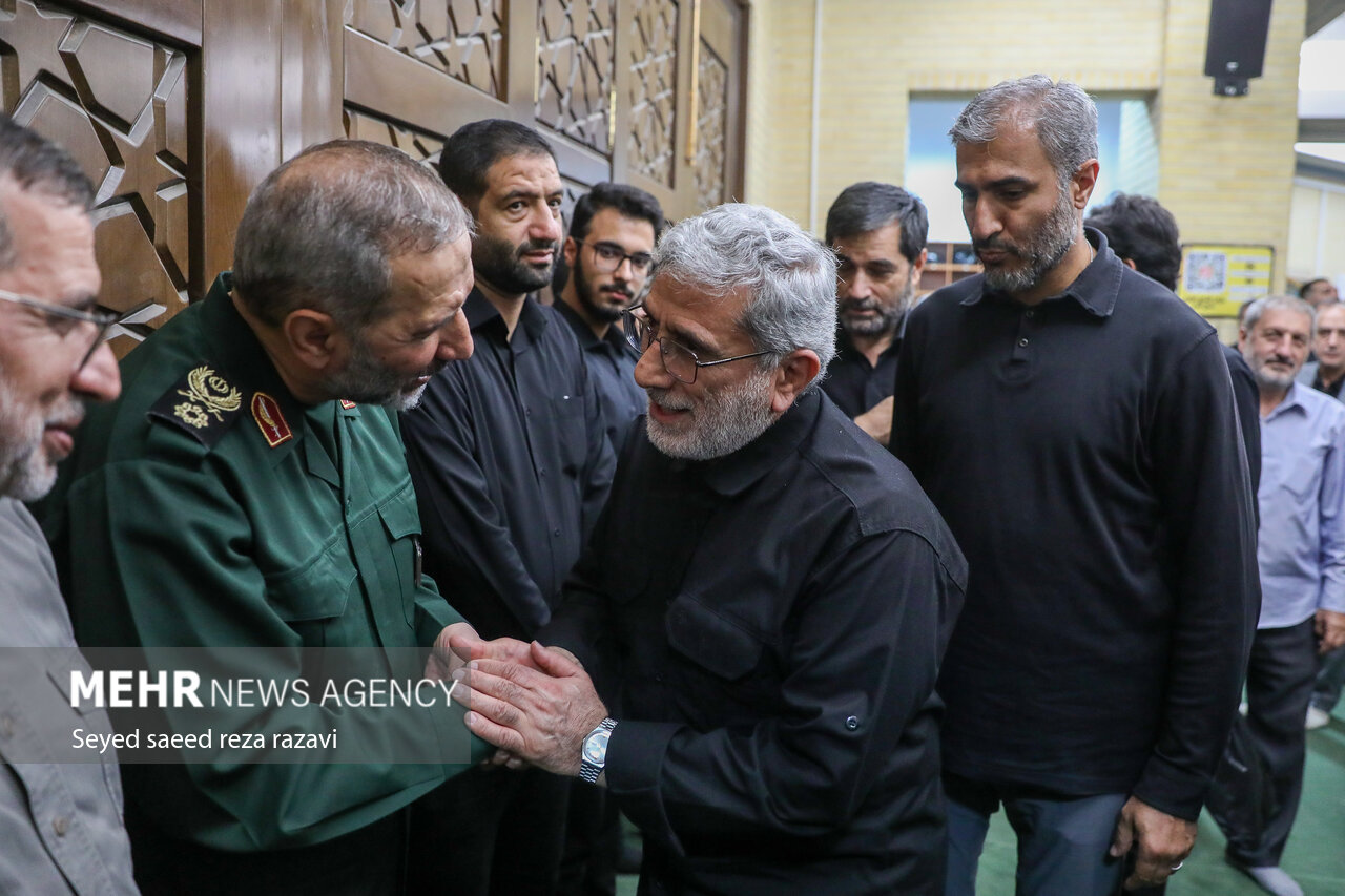 مراسم گرامیداشت اربعین شهدای هوافضای سپاه با حضور قالیباف 