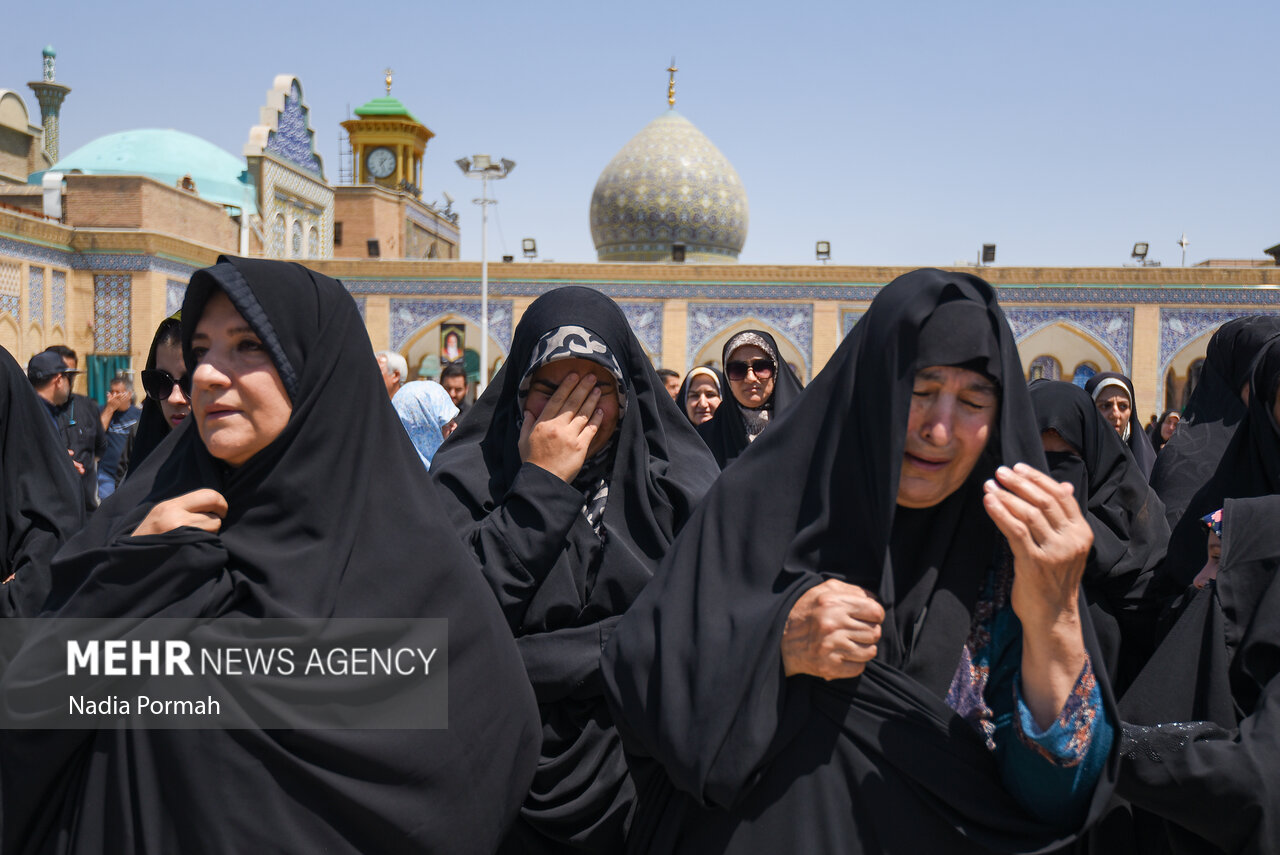 تشییع پیکر شهید مدافع حرم «سعید آبیار»