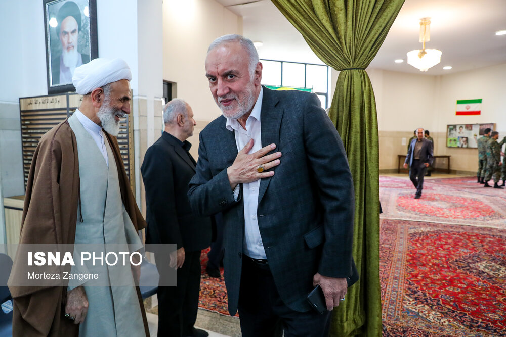 مراسم اولین سالگرد شهادت سردار زاهدی و همراهان