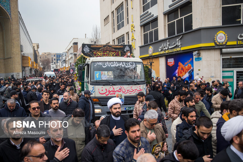 مراسم تشییع پیکر شهید مصطفی عبداللهی