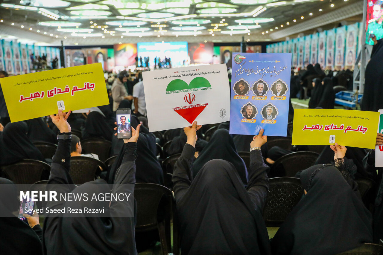 مراسم اربعین شهدای اقتدار ایران