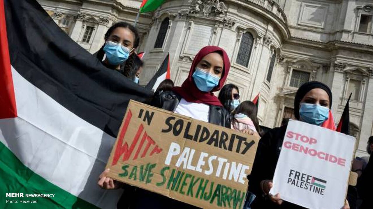 راهپیمایی دفاع از فلسطین