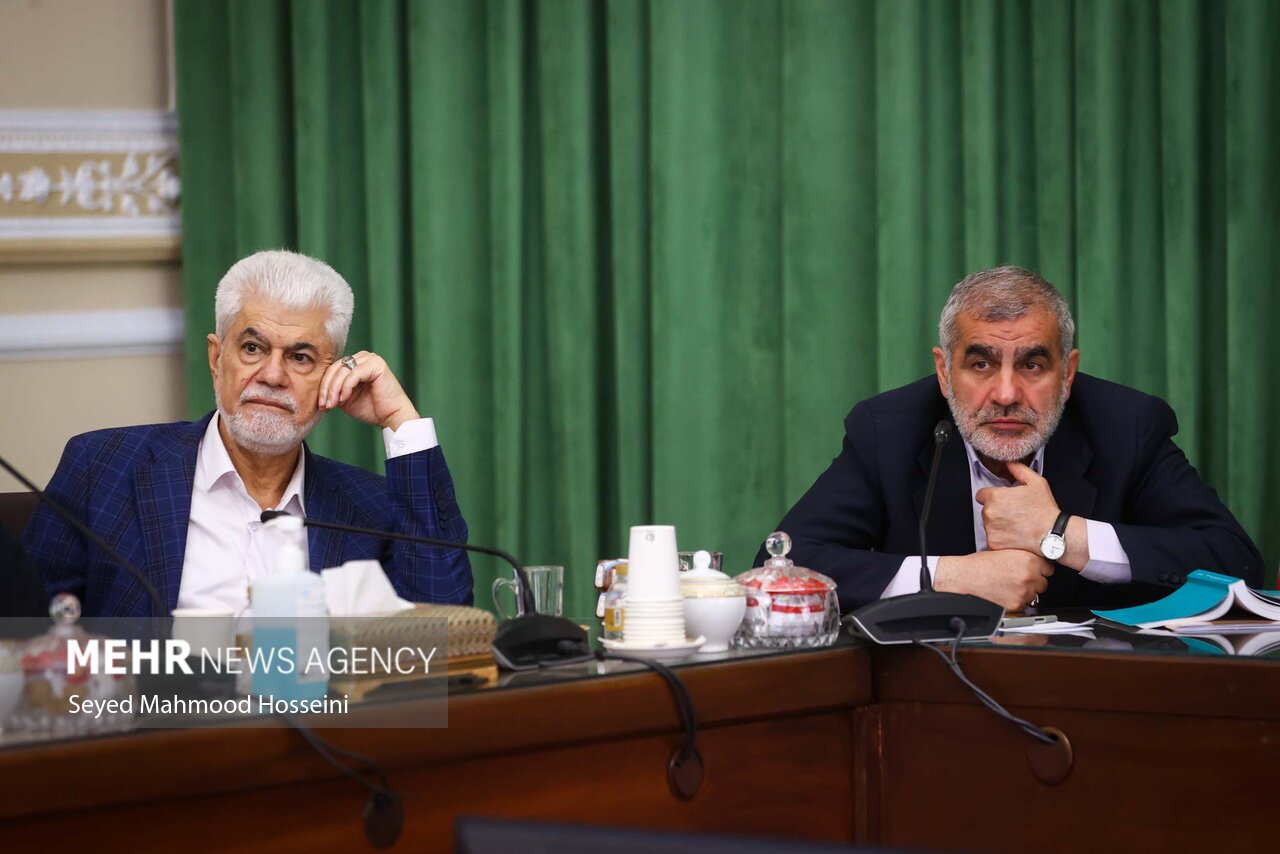 نشست شورای هماهنگی مجلس با حضور قالیباف