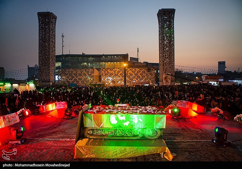 بدرقه شهدای مدافع حرم