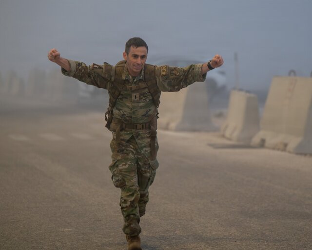 تمرین نظامیان آمریکایی در منطقه