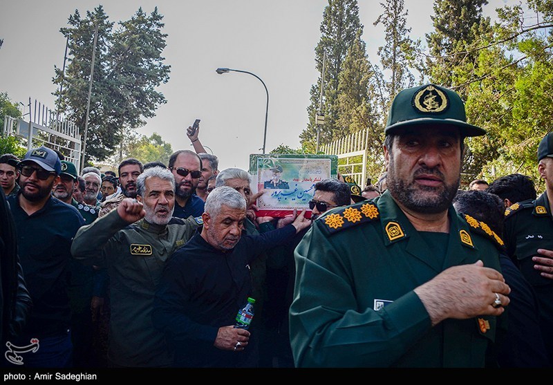 مراسم استقبال از پیکر سردار شهید غیب پرور 