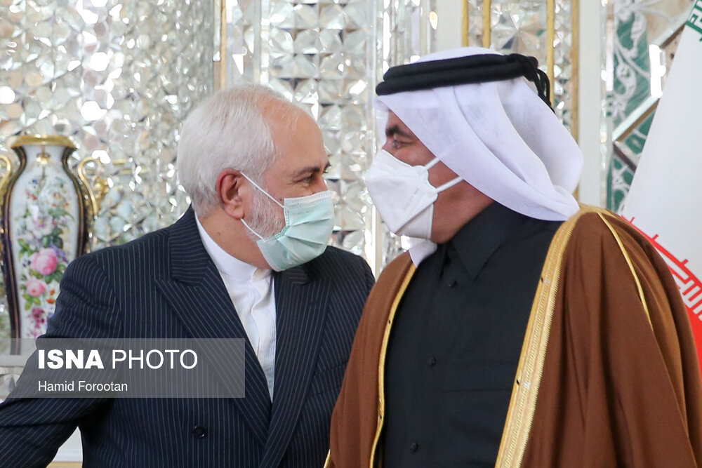 وزیر خارجه قطر در تهران